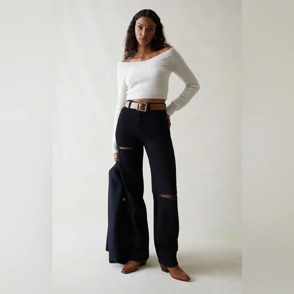 PacSun‎ Black Ripped '90s Boyfriend Jeans